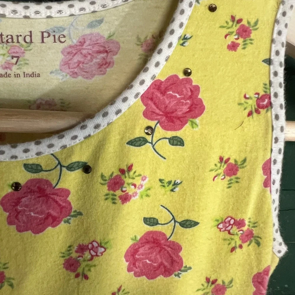 Mustard pie dress size 7 - Picture 4 of 6